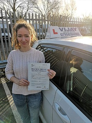 Vijay Driving School student